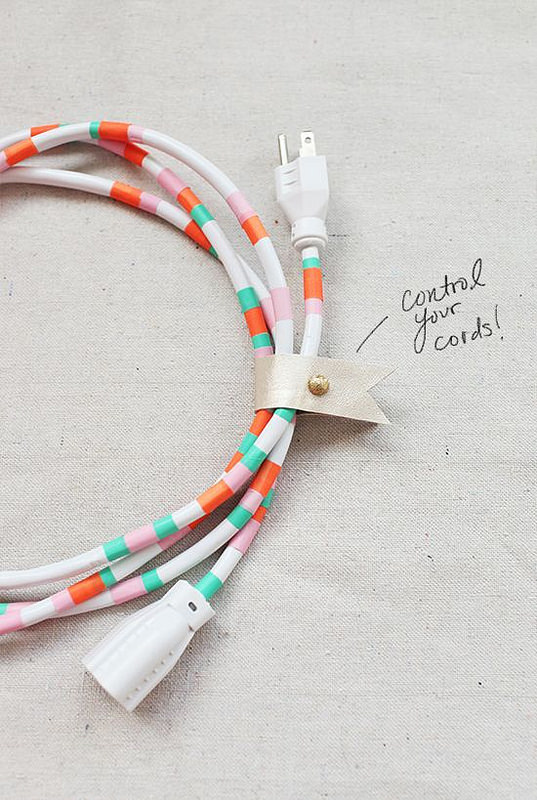 washi tape cords