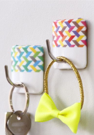 washi tape hooks