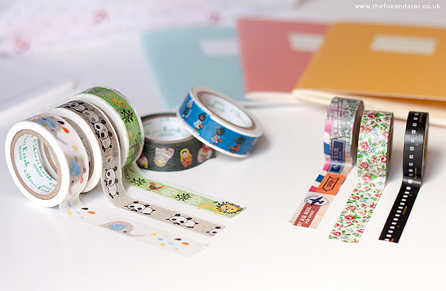 a cute desk :: shinzi katoh and maste washi tape