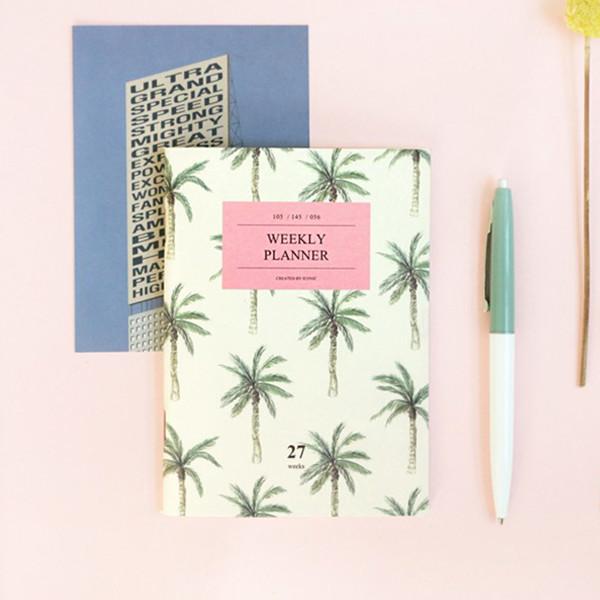 Iconic A6 Weekly Planner v2 / Palm Tree