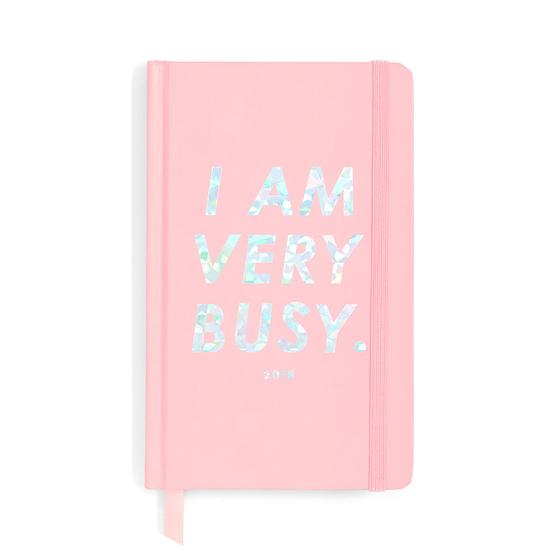 Ban.do 17 Month Agenda 2017-2018 / I Am Very Busy • Pink Holographic