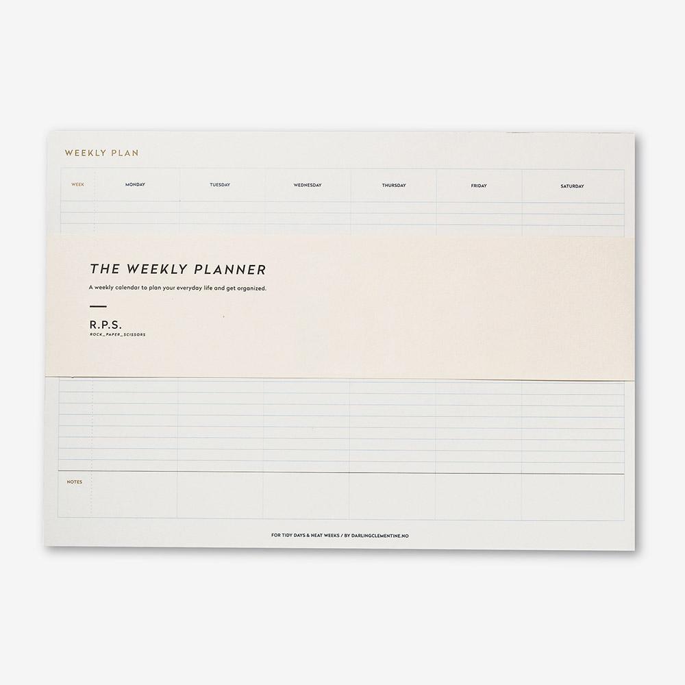 Darling Clementine RPS Weekly Desk Planner