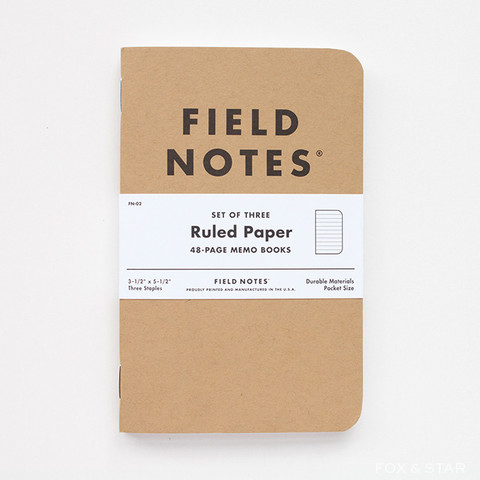 field notes ruled notebooks