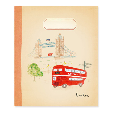 London Bus Mini Notebook