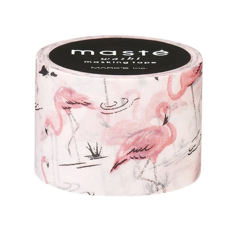 pink flamingo washi tape