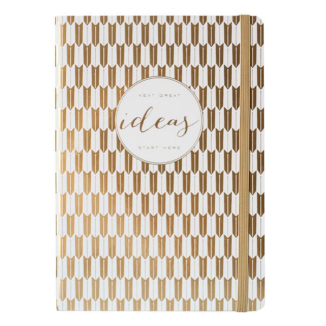 Gold Ideas Gilded Journal | Fox and Star