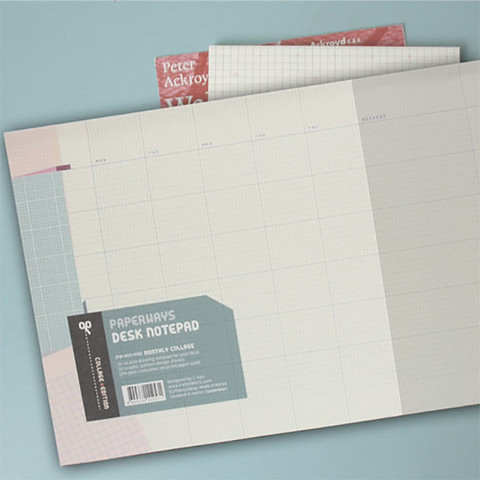 Paperways Collage Monthly Planner - A4 Desk Notepad