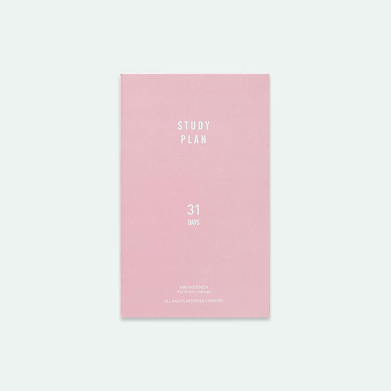 Livework Mini Study Planner • Baby Pink